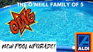 This Aldi Summer waves pool is amazing |Budget friendly 12ft active steel frame pool | Install