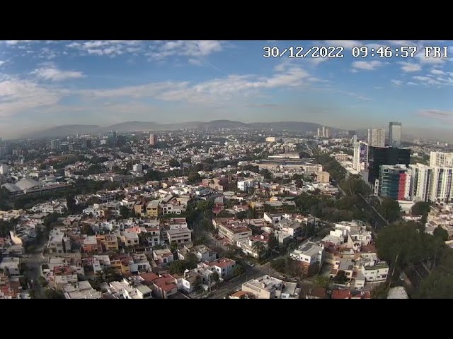 Vista Panorámica en vivo de la Ciudad de #Guadalajara Vista hacia el Poniente