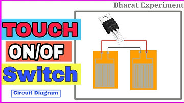 Simple Touch ON/OF Switch 3v || Circuit Diagram ||  Simple ON/OF Switch