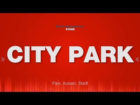 Video: Park In Der Stadt