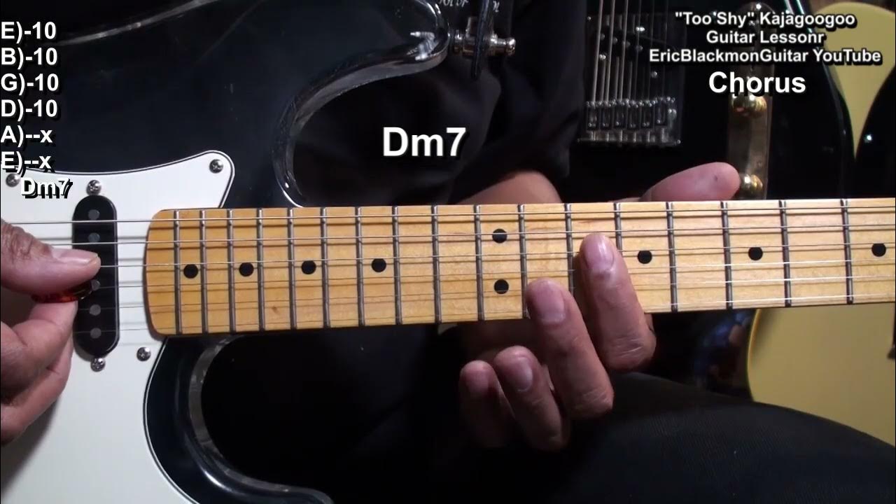 How To Play TOO SHY Kajagoogoo Guitar Chords & Riffs Lesson EBow