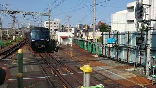 8月3日海老名駅 相鉄20000系 トップナンバー編成 20101F 入線