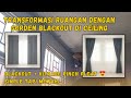 Pasang Gorden Blackout Pinch Pleat + Vitrase di Ceiling | Hasil Simple & Rapi! GudangGorden.id