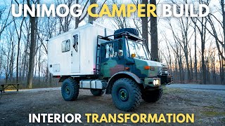 TRANSFORMING This Composite Camper Into A HOME  DIY Unimog Overland Truck Camper Build #12