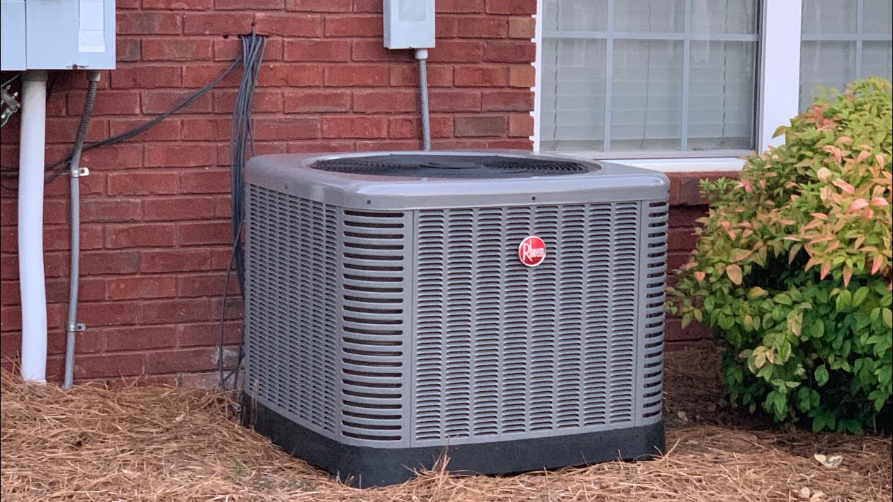 New 2019 Rheem Heat Pump Starting Up & Running