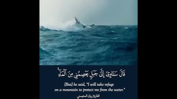 قال لا عاصم اليوم من أمر الله ألا من رحم#تلاوة #قران_كريم #قرآن #راحة_نفسية #story