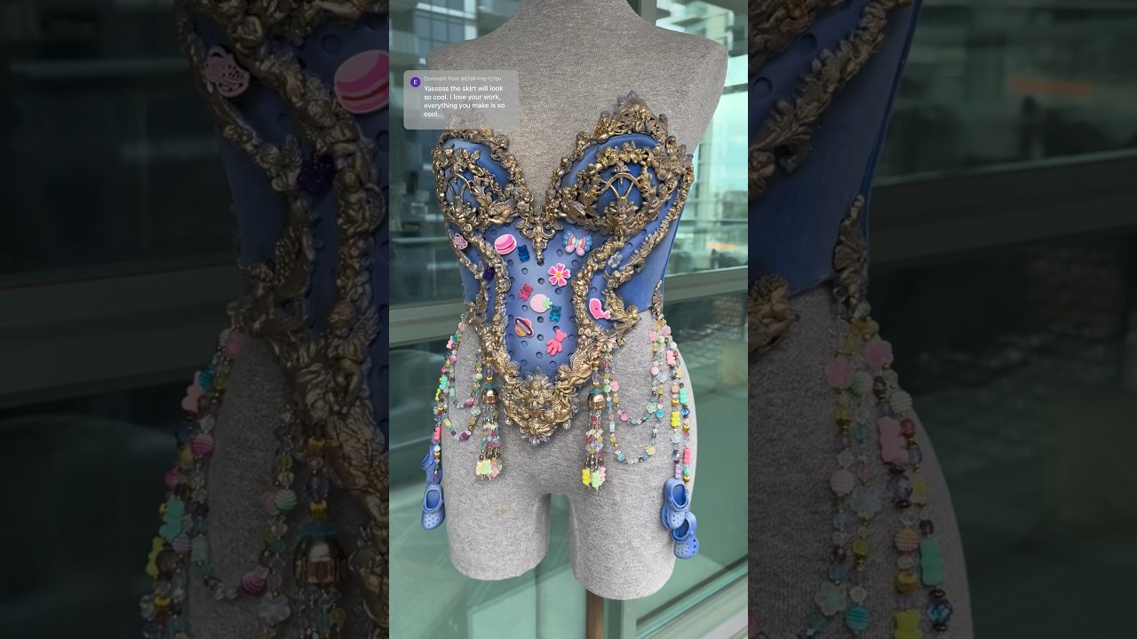 Drop your skirt ideas for this! 🤔 #crocs #costume #cosplay #cosplayer #diyfashion #fashiondesign