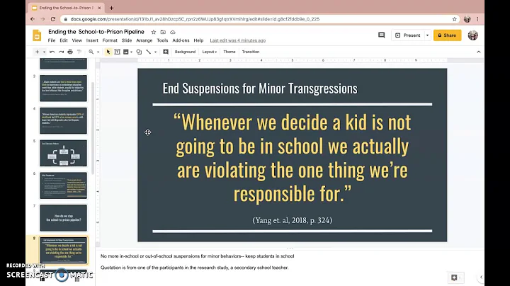 Ending the School-to-Prison Pipeline, EDG 605