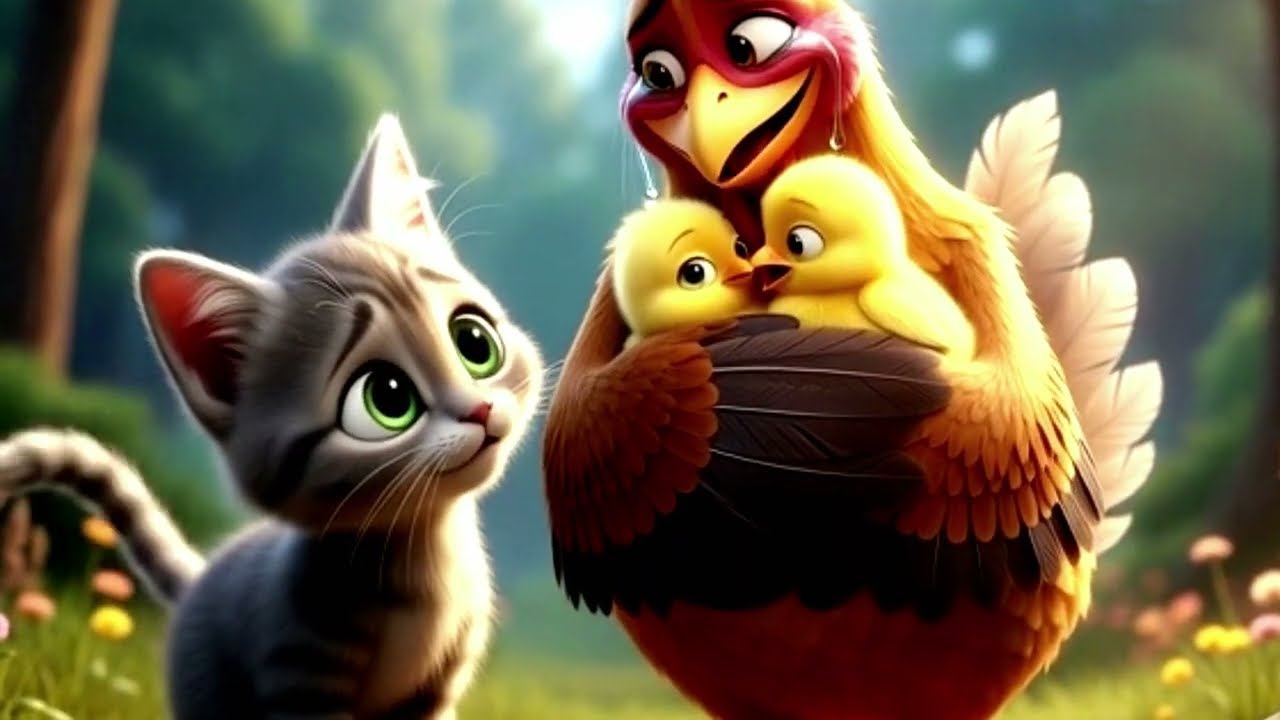 The brave cat | Educational videos