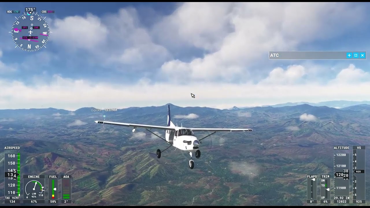 Kodiak 100 IFR 111 nm Goroka to Lae PNG