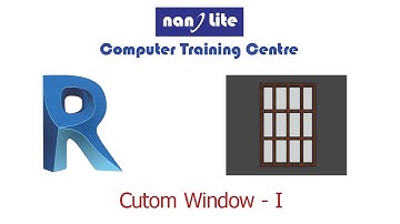 Revit 2019 - Creating Custom Window Family I - Family Tutorial (06)