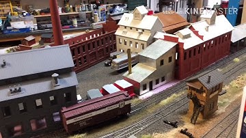 Model Railroad Adventures with Bill E31 - HO Scale 4x16 Switching Layout Scenery and Running