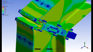 Analysis of Steel Gantry Frame Assembly in ANSYS 2