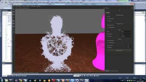 CUDA Material Point Method Snow Simulation - Simple Demo