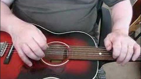 Demonstration of Regal by Harmony Parlor guitar