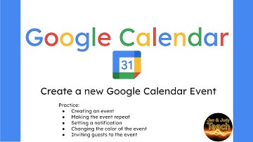 Google Calendar Basic Tools: add events, repeat, notifications, customize appearance, add guests