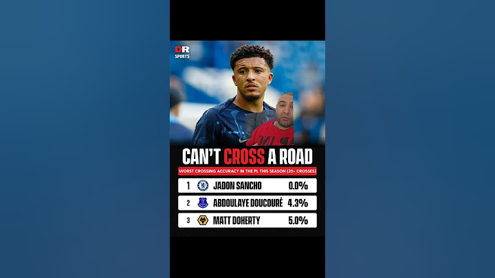 Jadon Sancho can't cross? #manchesterunited #chelsea #jadonsancho #sancho #fyp #pakistan #mufc