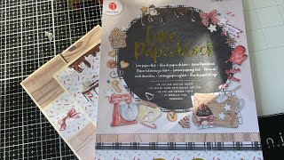 Christmas card tutorial, Action Luxe Paperblock, a very pretty card