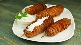 Картофель на шпажках - Рецепты от Со Вкусом Картофель на шпажках - Рецепты от Со Вкусом