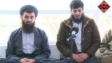 القارئ رعد محمد الكردي وبطلب من الحضور تلا قارئنا آيات  من أواخر سورة إبراهيم..
