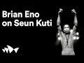 Capture de la vidéo Brian Eno Talks About Seun Kuti & Egypt 80 (Luminous Festival 2009 - Sydney Opera House)