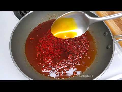 How To Make Annatto Oil | Achiote Seed Oil | Jerene's Eats