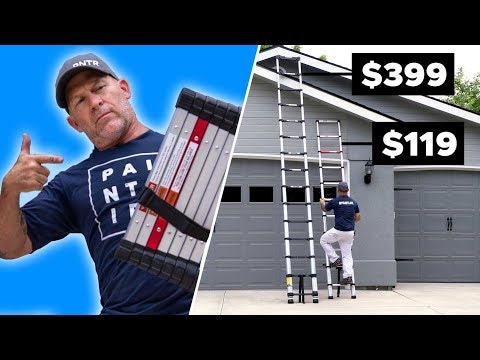 Video: Telescopic Ladder: Choice Of 6-12 M Aluminum Telescopic Ladder. Features Of Two- And 3-section Models For A Flight Of Stairs. How Many Steps Are There?