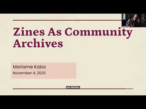 Reimagining The Archives With Zines A Conversation With Mariame Kaba