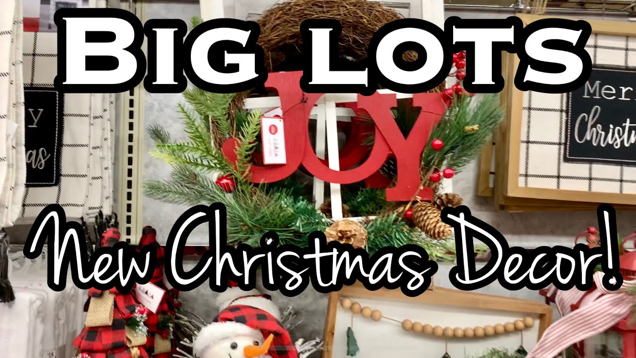 BIG LOTS CHRISTMAS DECOR 2020 • Shop with me - YouTube