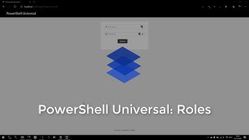 PowerShell Universal: Roles