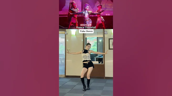 Huntrix- Takedown Dance Tutorial | K-Pop Demon Hunters #huntrix #kpopdemonhunters #takedown #golden