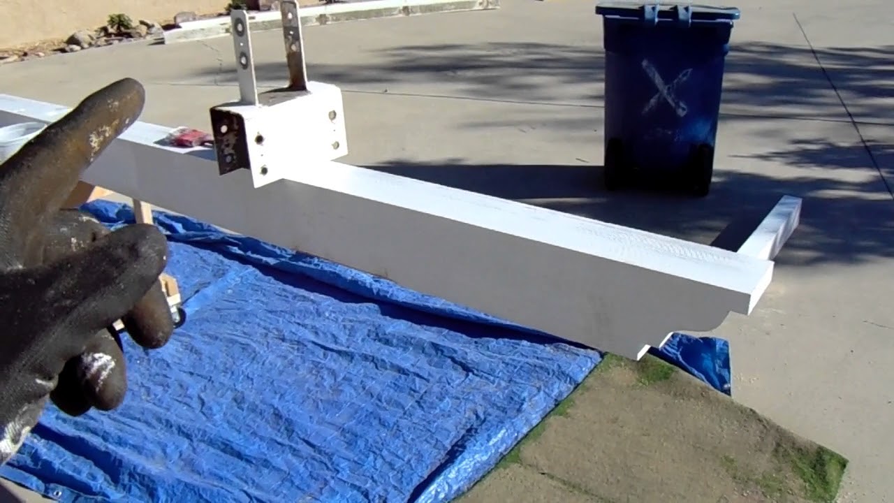 patio cover beam replacement YouTube
