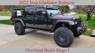Jeep Gladiator EcoDiesel  Overland build, Clayton Offroad  2.5 Overland Plus lift, TrailRax Bed Rack