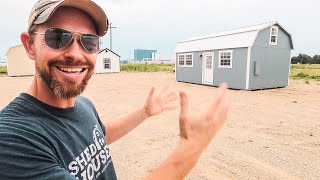 Converting a 336sqft Shed into a Tiny House Studio {UNFINISHED}