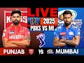 🔴LIVE IPL 2025: PBKS vs MI | Live Cricket Match Score &amp; Commentary | Punjab vs Mumbai IPL Live match