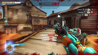 Overwatch Junkrat Triple-Kill Ult and Direct-Hit Grenade