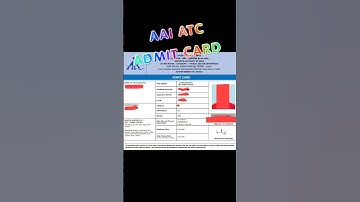 AAI ATC ADMIT CARD 2023