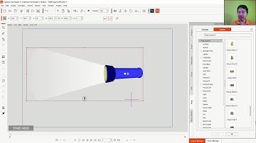 How to Create a Flashlight for Cartoon Animator 4 by using SketchUp