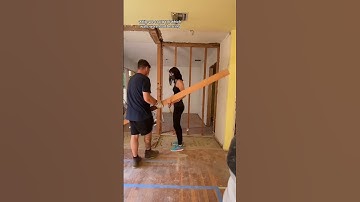 Did we remove a load-bearing wall?! #shorts #diy #renovation #homeimprovement #fixerupper