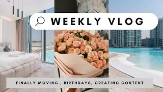 WEEKLY VLOG | Why I left YouTube | Finally moving | Birthday celebrations | Creating content