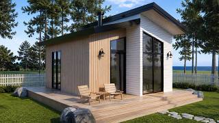 You Won’t Believe This Tiny Farmhouse is Only 38.5 sqm!🤫 Design Tour in 4K