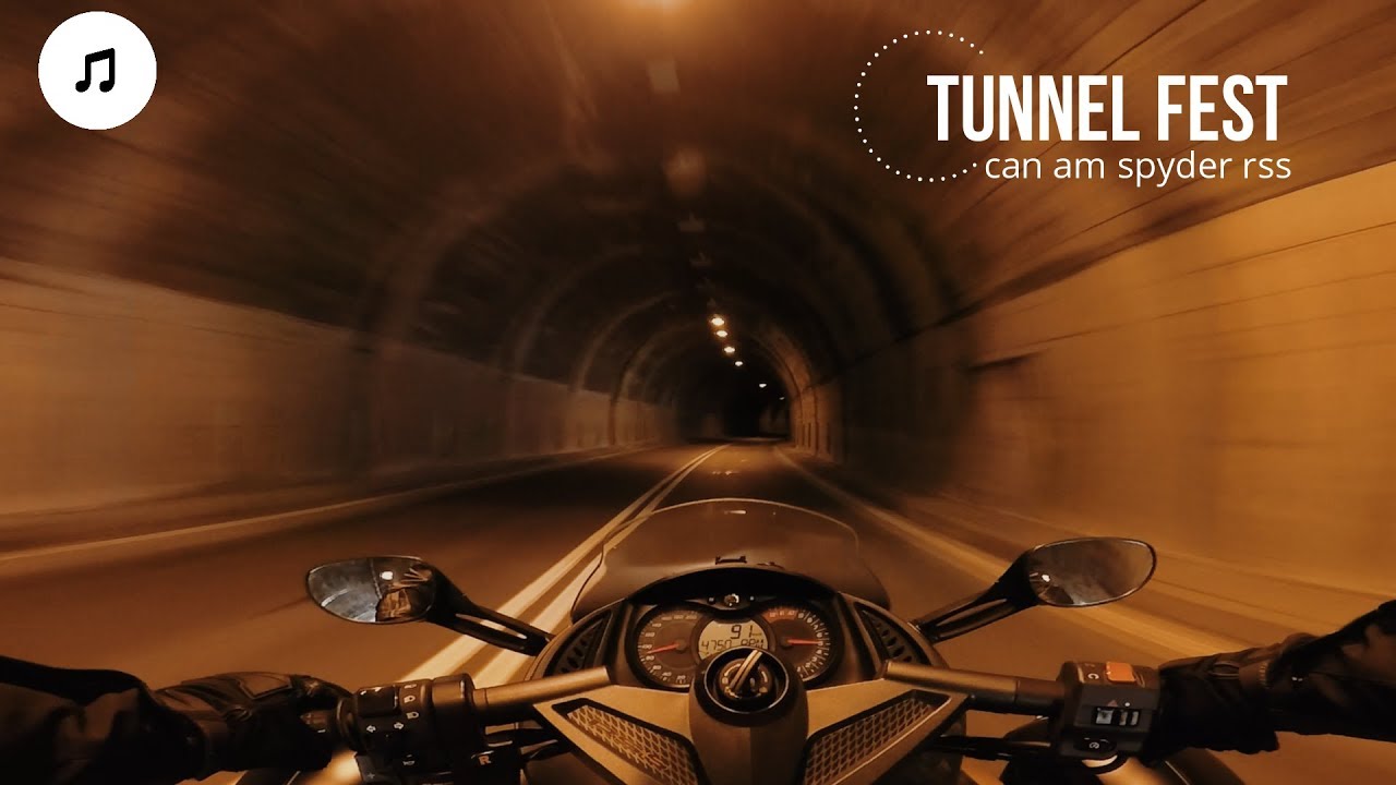 Spyder RSS Tunnel Fest  - Engine - Exhaust Sound ONLY