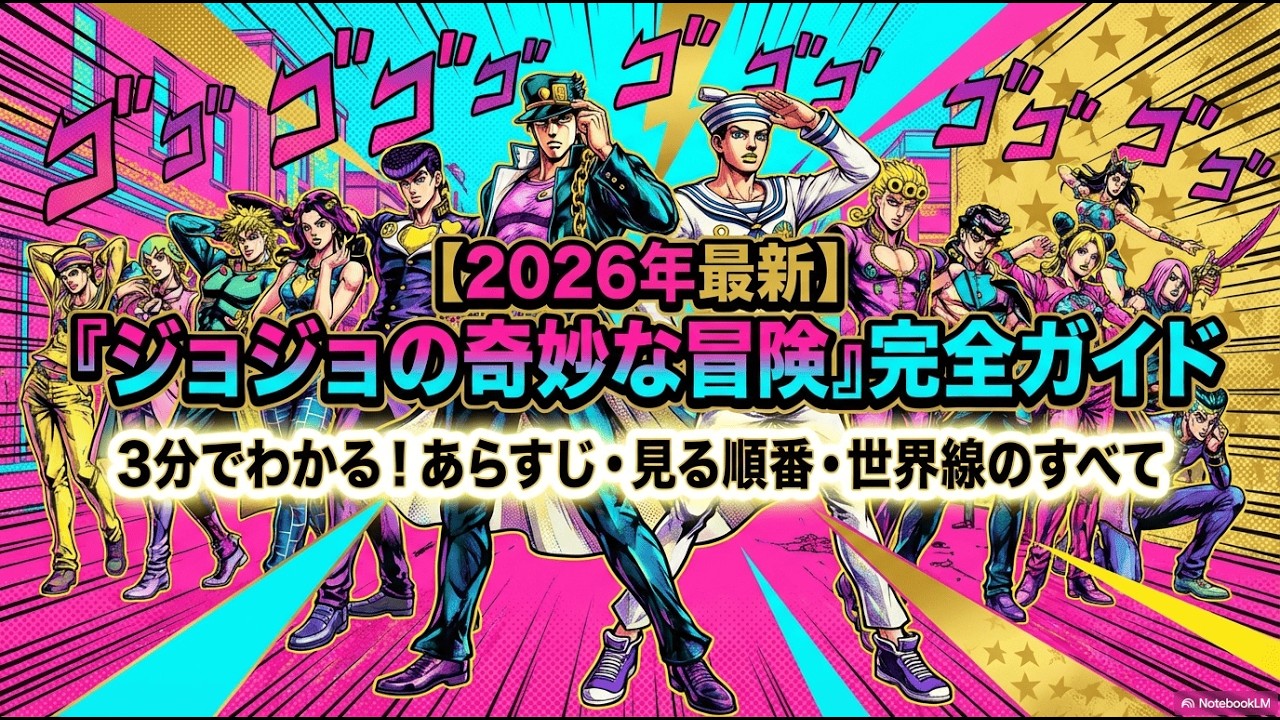 『ジョジョの奇妙な冒険』：初心者のためのスタートガイド