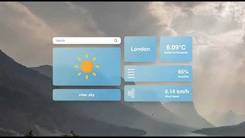 Weather app 🌤️ | React.js | Tailwind