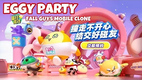 EGGY PARTY | Fall Guys Mobile Clone | iOS | BETA | First Gameplay