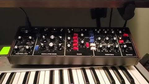 Juno 60 & Behringer Model D - Plastic Tube Sound