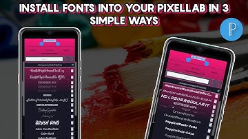 #INSTALLATION OF FONTS INTO PIXELLAB AND PICSART #SMARTPHONE GRAPHICS #GRAPHICS DESIGN #JB GRAPHICS