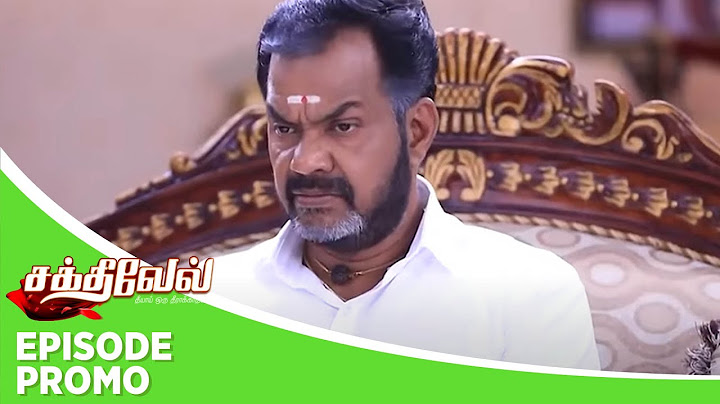 Sakthivel | Episode Promo | 24th February 2025