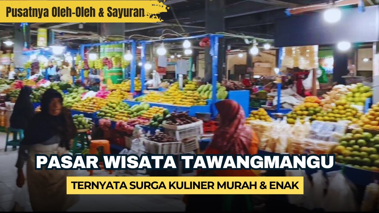 SURGANYA SAYURAN & KULINER ENAK, DIJAMIN LANGSUNG KALAP BELANJA DI PASAR WISATA TAWANGMANGU