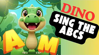 Dino ABC: Learn the Alphabet & Sing Along! (A-M) | Kids Songs